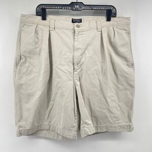 Polo Jeans Co Ralph Lauren Pleated Shorts Mens 40 Beige Cotton Chino Khaki 90s